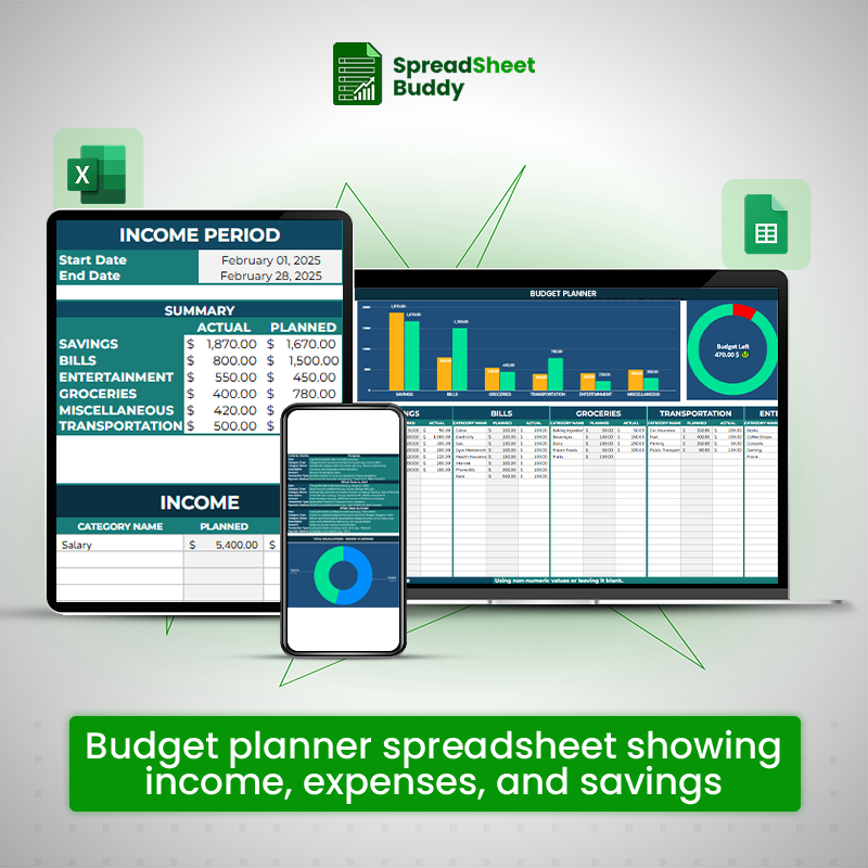 #1 Paycheck Budget Planner