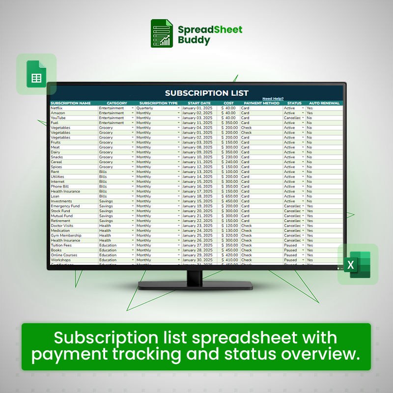 Subscription Tracker Pro